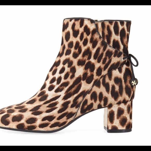 NIB - Leopard Laila 50MM Leopard Bootie - Picture 1 of 7